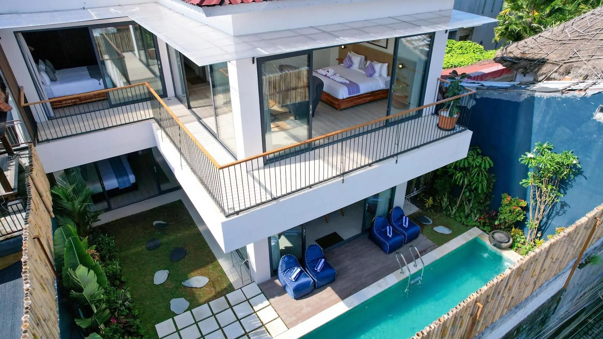 Twin Villas Drupadi 8Br Seminyak Indonézia